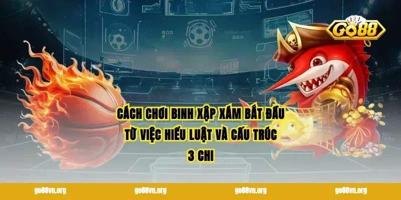 Cách chơi binh xập xám bắt đầu từ việc hiểu luật và cấu trúc 3 chi